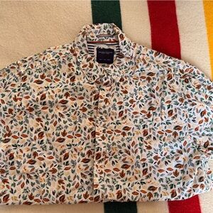 Denim & Flower Multicolor Floral Short Sleeve Shirt